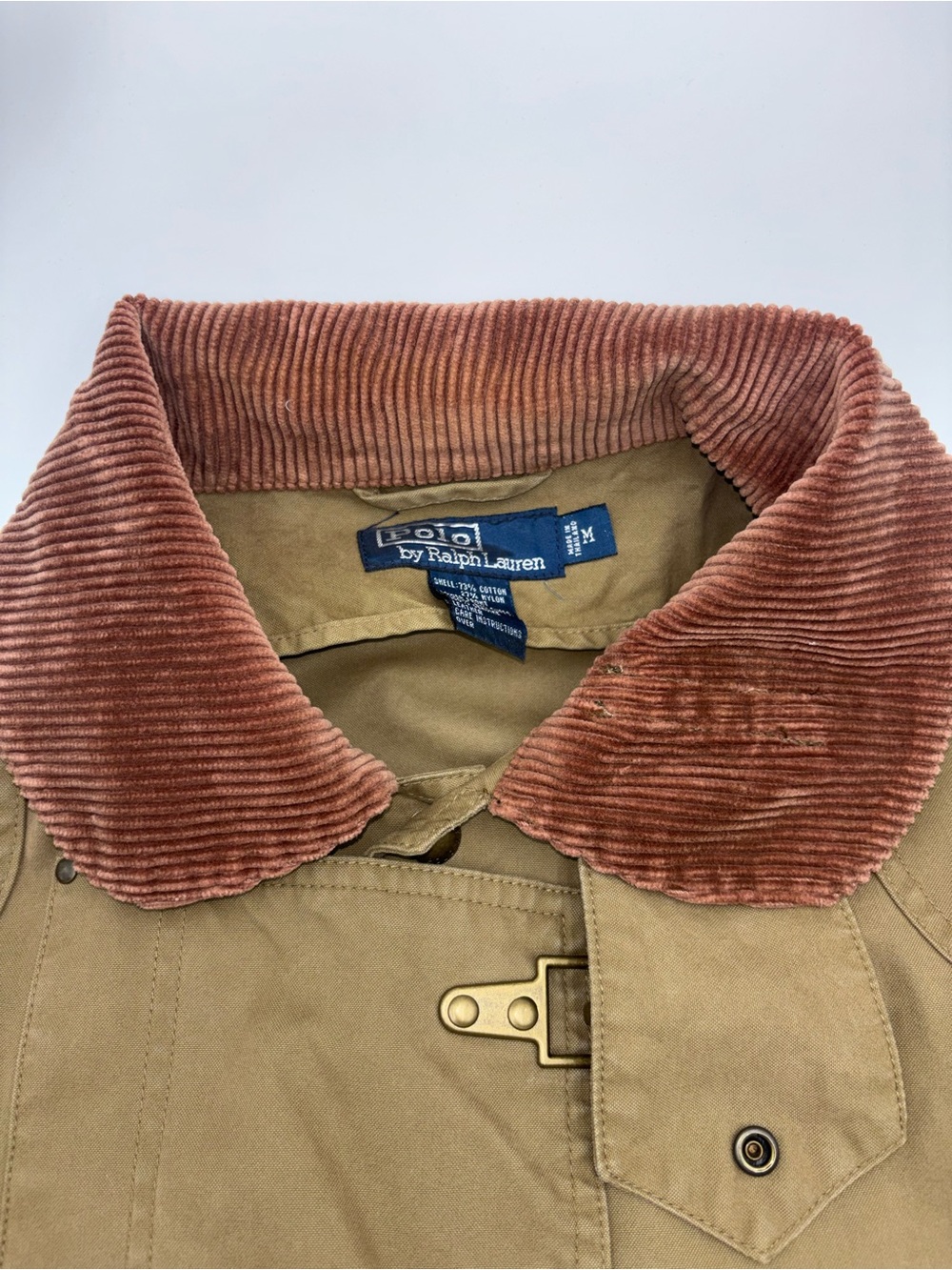 Vintage Rare Polo Ralph Lauren 1980s fireman jacket brown MEDIUM!!! - Picture 10 of 16